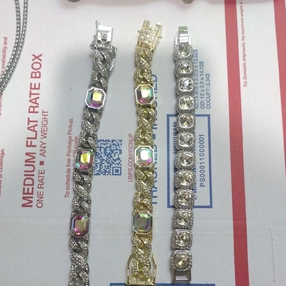 Elegant Stainless Steel Silver and Gold Women's Bracelets